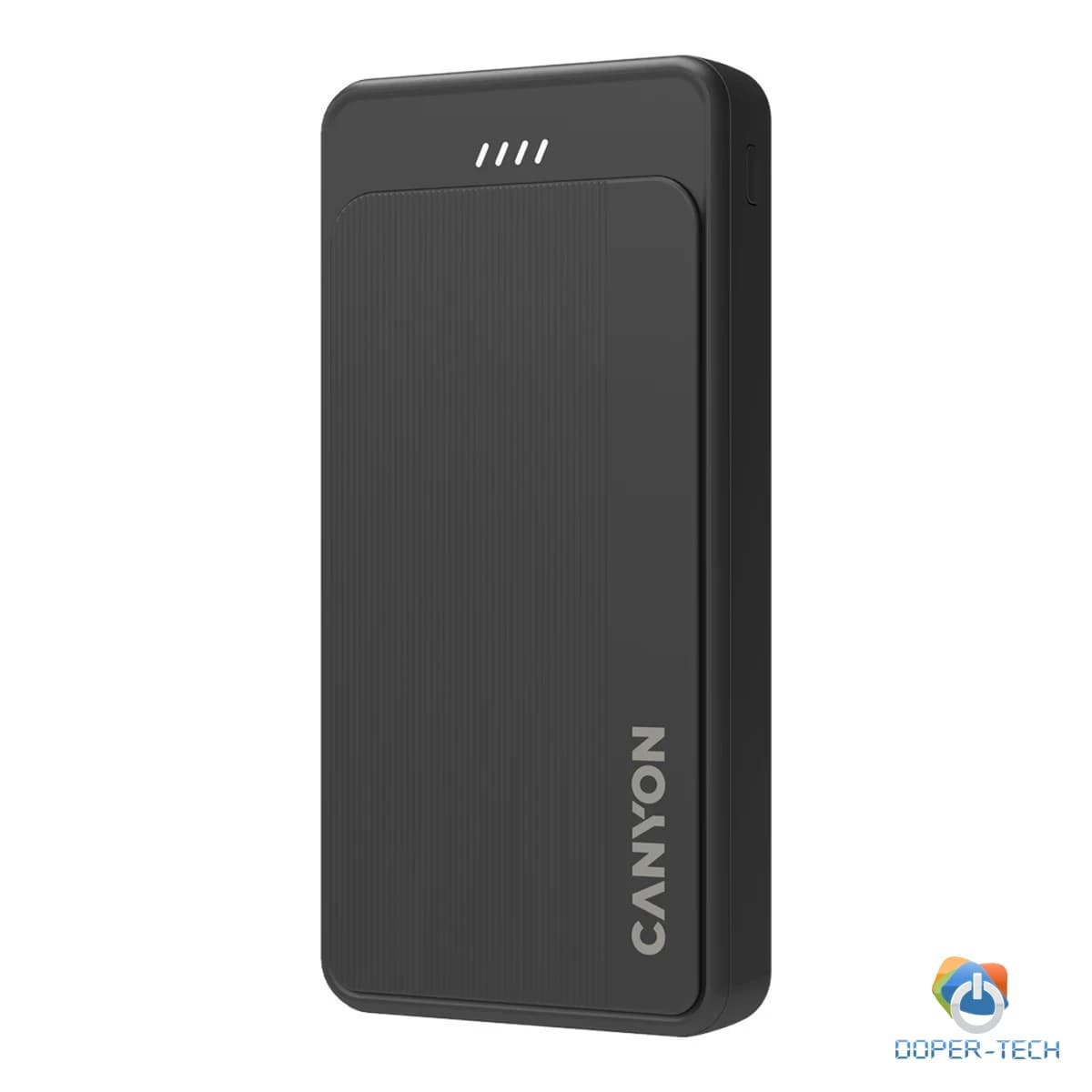 Powerbank Canyon OnPower 200 20000 mAh 2 × USB-A crni – stražnja strana