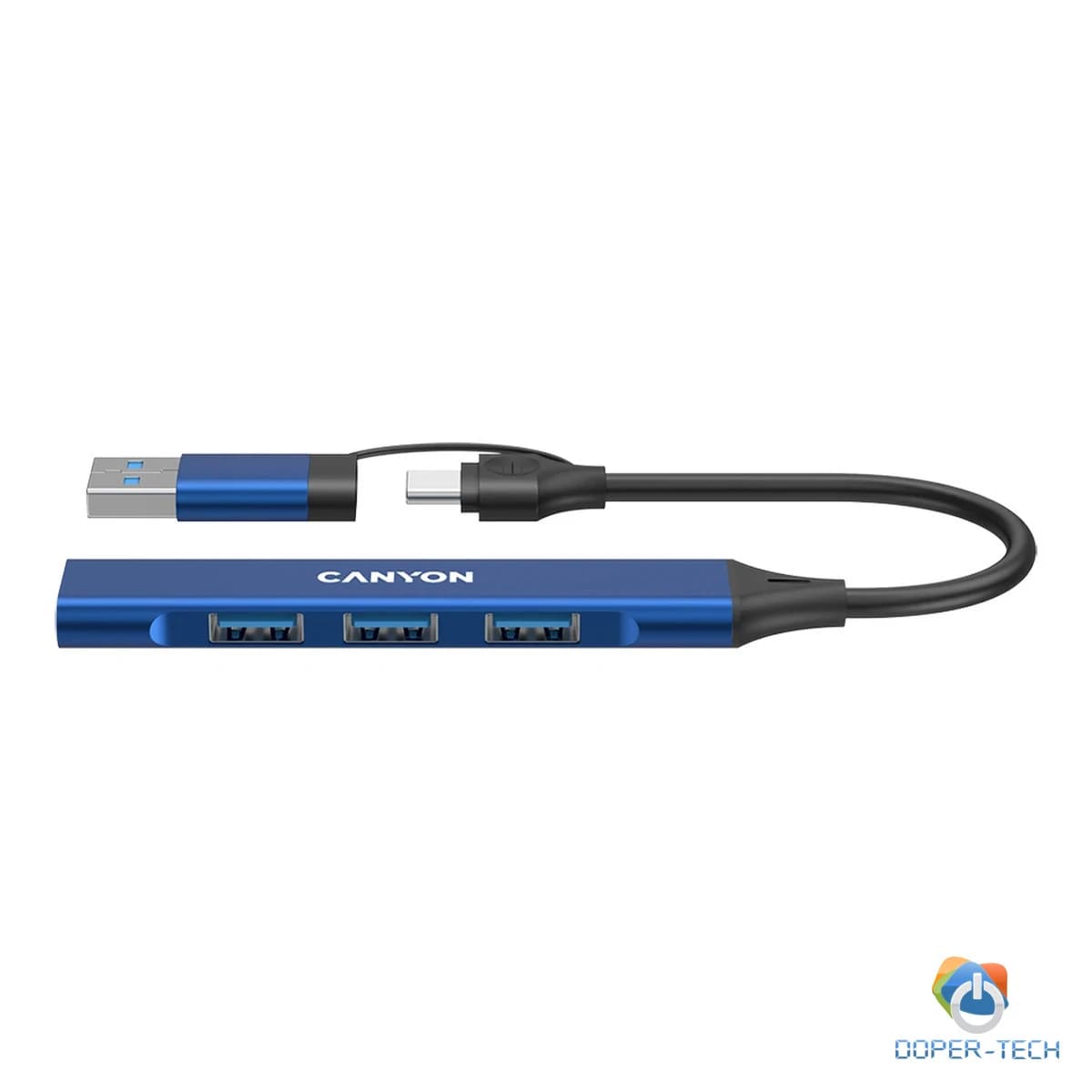 CANYON hub DS-02 4in1 USB-A/C Blue