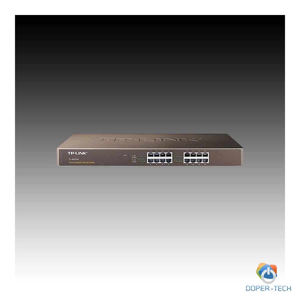 Switch TP-LINK TL-SG1016 (16 x Gigabit Ethernet/Fast Ethernet/Ethernet, Rackmount, Auto-Negotiation, MDI/MDI-X switch)