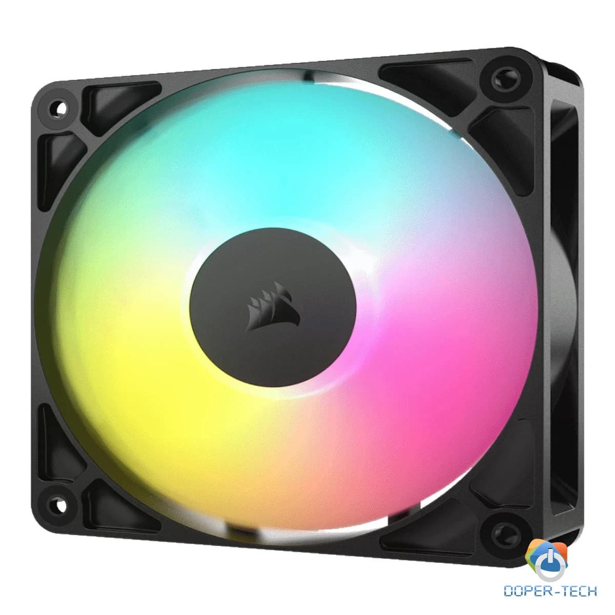 Ventilator za kućište Corsair RS120 ARGB 120mm PWM crni