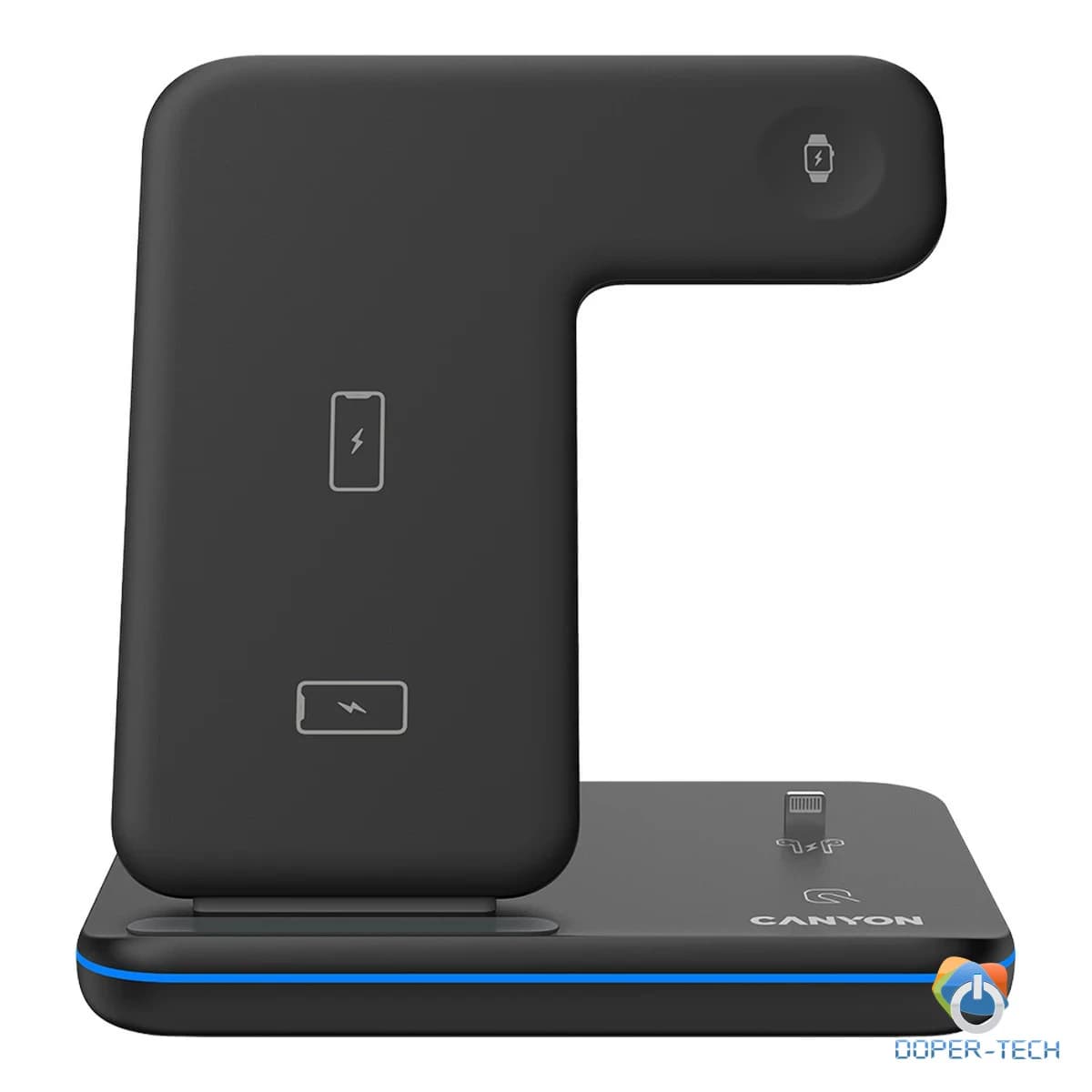 CANYON wireless charger WS-302 15W 3in1 Black