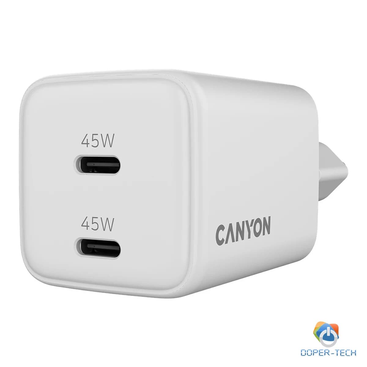 CANYON charger CU45CC GaN 45W 2xPD EU White