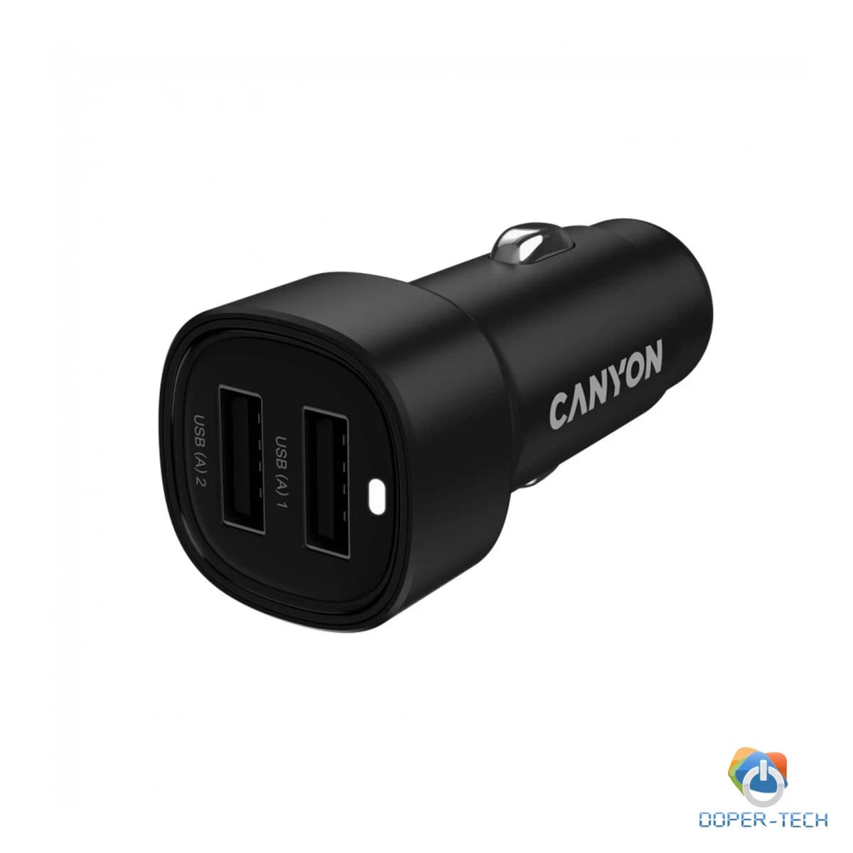 Auto punjač Canyon OnDrive 24 24W 2x USB-A crni