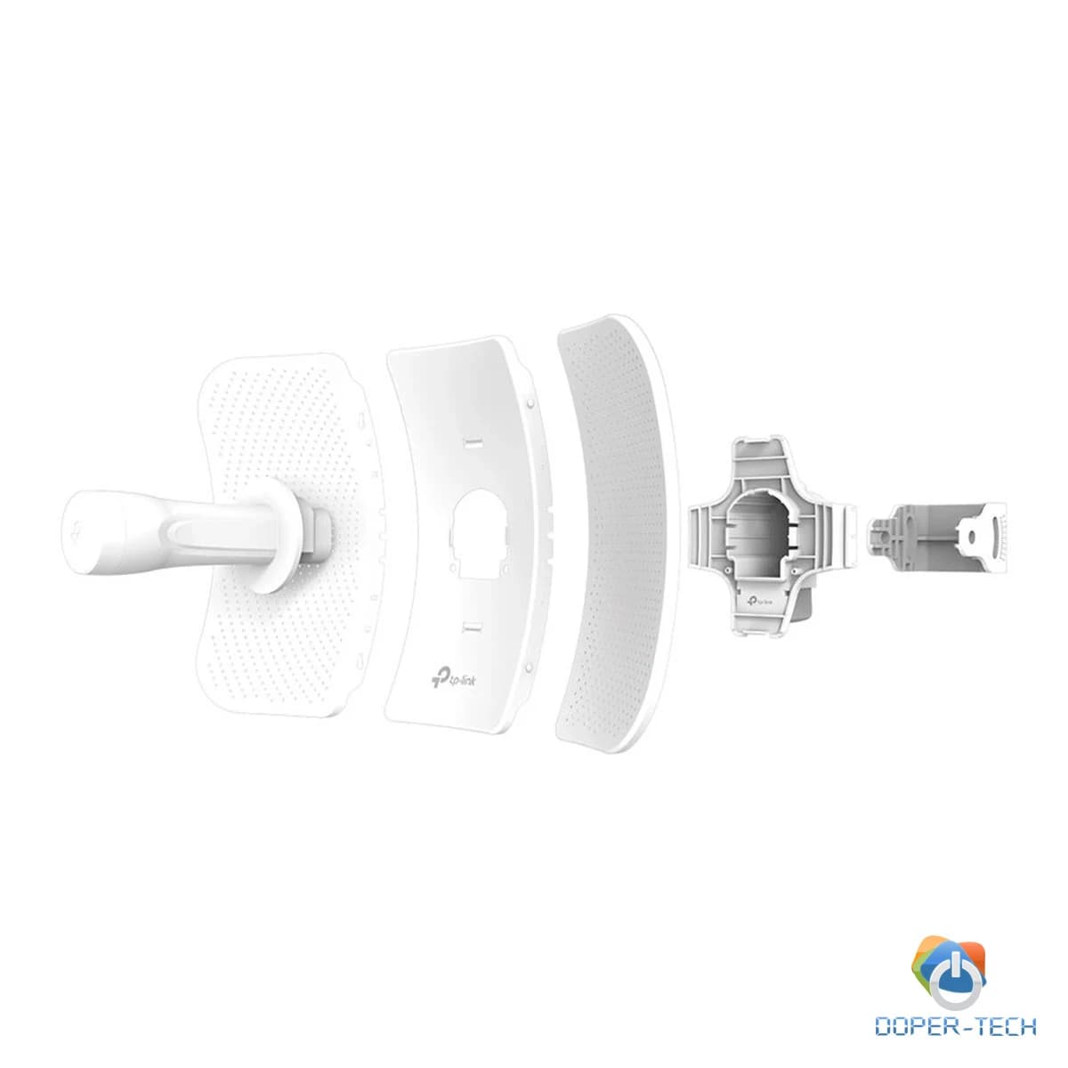 TP-Link CPE605 5 GHz 150 Mbps 23 dBi Outdoor CPE, 1× 10/100 Mbps Shielded Ethernet Port, 150 Mbps at 5 GHz, 23 dBi, 30+ km, IP65 Weatherproof, Passive PoE, MAXtream TDMA, Centralized Management, Spectrum Analyzer, AP/Client/AP Router/AP Client Router/Repeater/Bridge mode