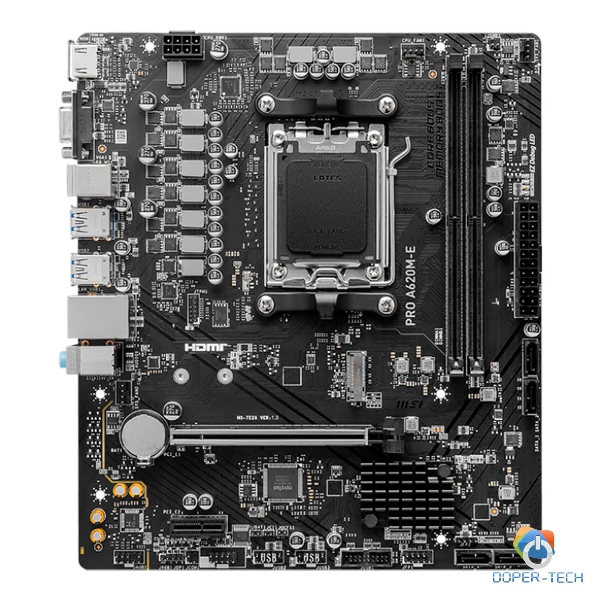 Matična ploča MSI PRO A620M-E AM5 DDR5 mATX