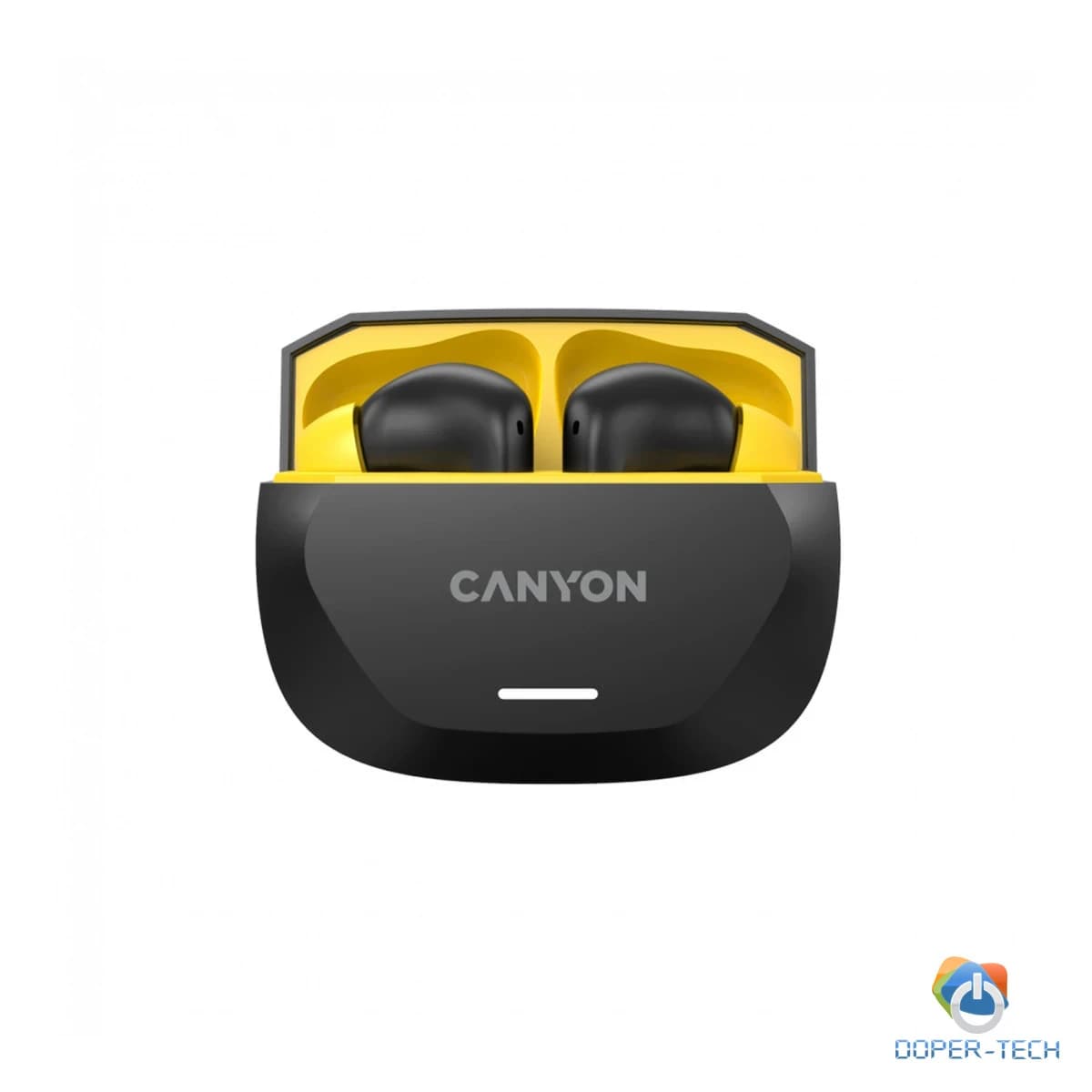 CANYON headset HEXAGON 7 TWS ANC+ENC Wireless Charge Black Yellow