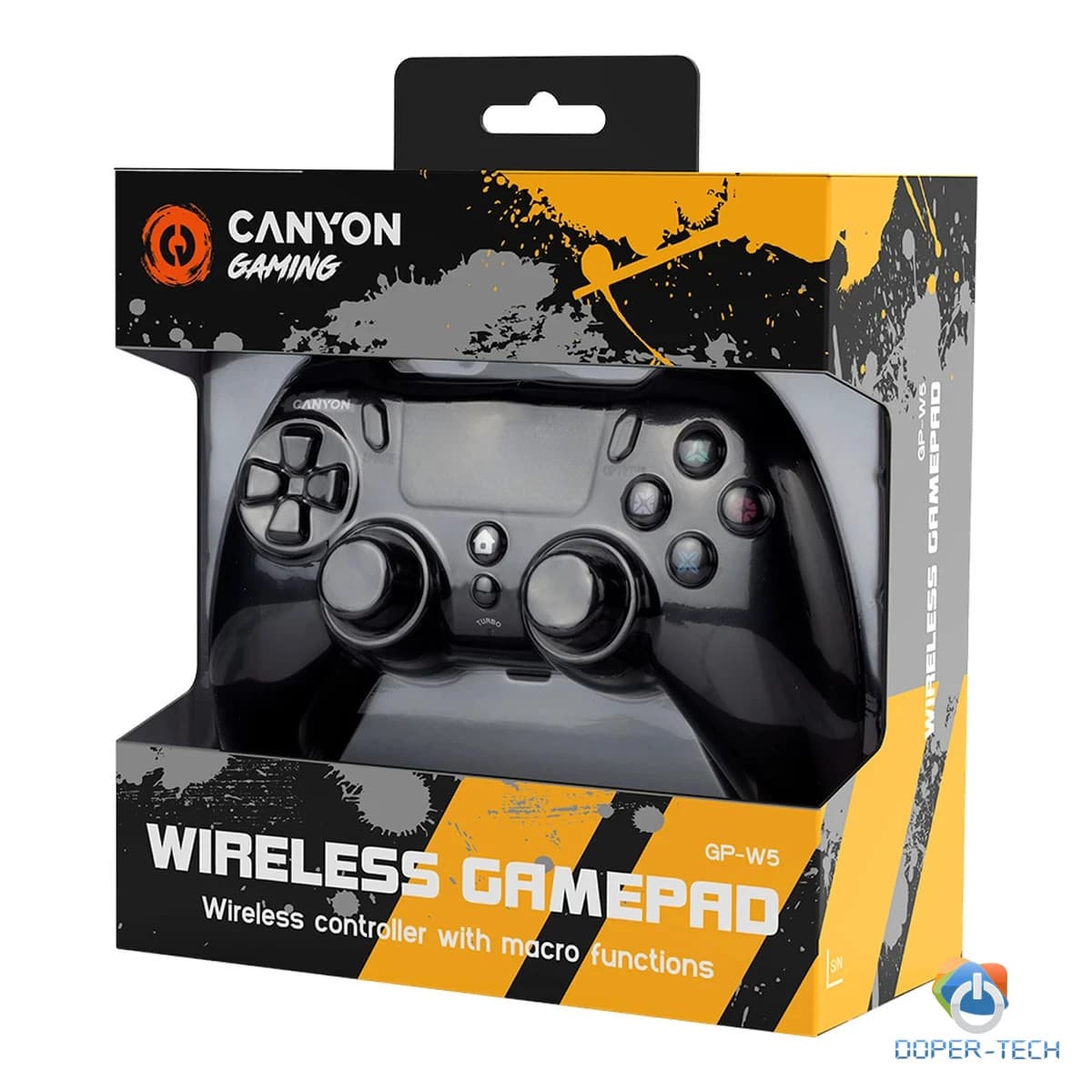 CANYON gamepad GP-W5 PS4 Wireless Black
