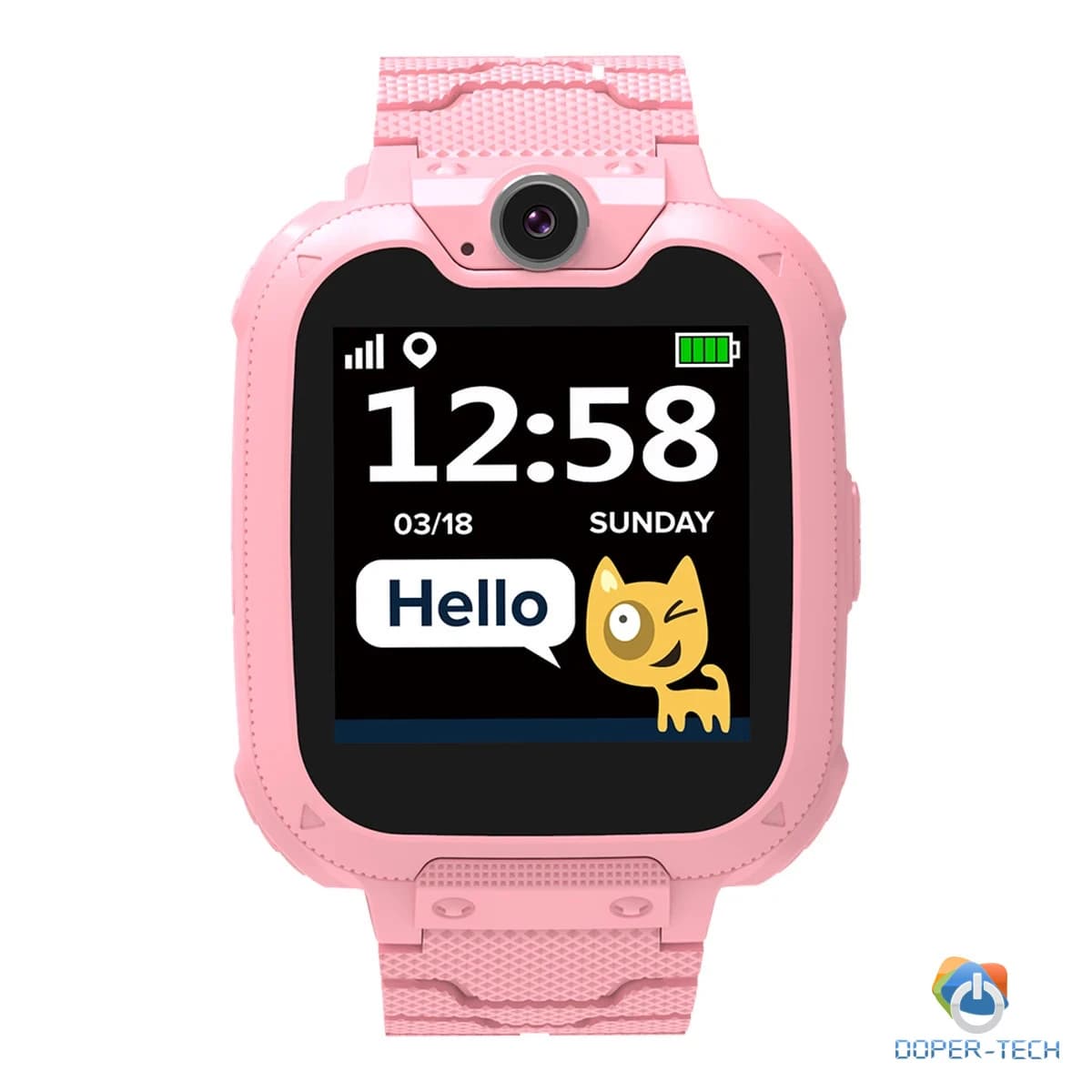 CANYON Tommy KW-31, Kids smartwatch, 1.54 inch colorful screen, Camera 0.3MP, Mirco SIM card, 32+32MB, GSM(850/900/1800/1900MHz), 7 games inside, 380mAh battery, compatibility with iOS and android, red, host: 54*42.6*13.6mm, strap: 230*20mm, 45g