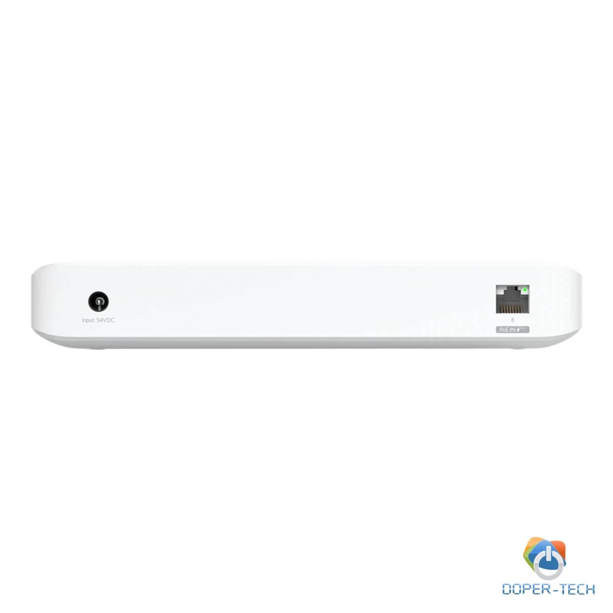 Ubiquiti USW-Ultra-210W-EU compact, Layer 2, 8-port GbE PoE switch with versatile mounting options, 7x GbE PoE+ output ports, GbE port with optional PoE++ input, 202W PoE availability with the included AC power adapter
