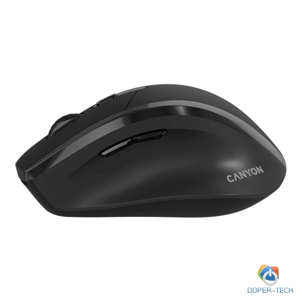 Bežični miš Canyon OnClick 17 ergonomski 1600 DPI crni – profil