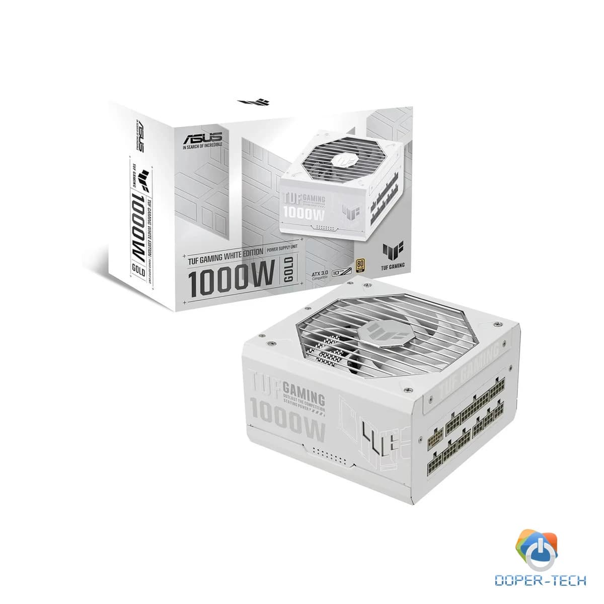 ASUS PSU TUF-GAMING-1000G-WHT1000W 80Plus Gold;Full modular1x16pin;4x8 pin;5 x SATA