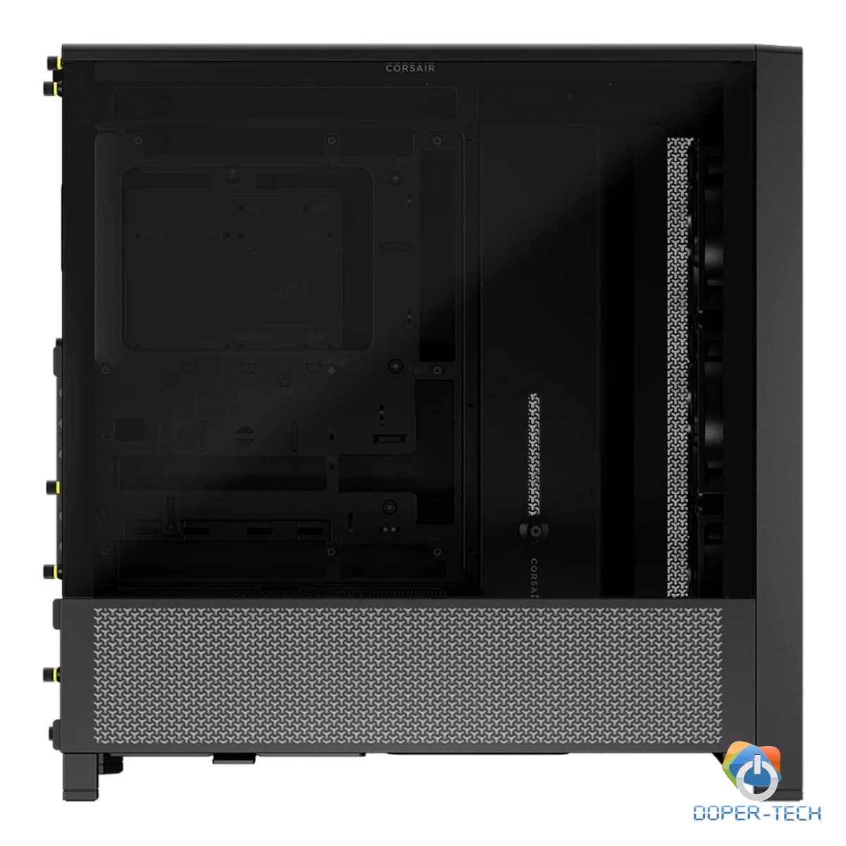 CORSAIR FRAME 4000D RS Case3xRS120 fans, 360mm radiator170mm cooler, 430mm GPU, ATX, Black