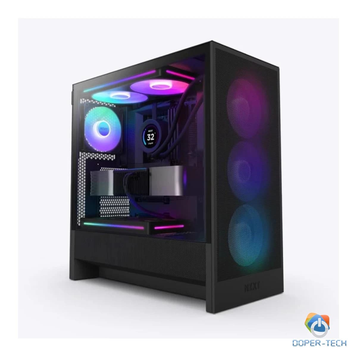 Kućište NZXT H5 Flow RGB Mid Tower crno