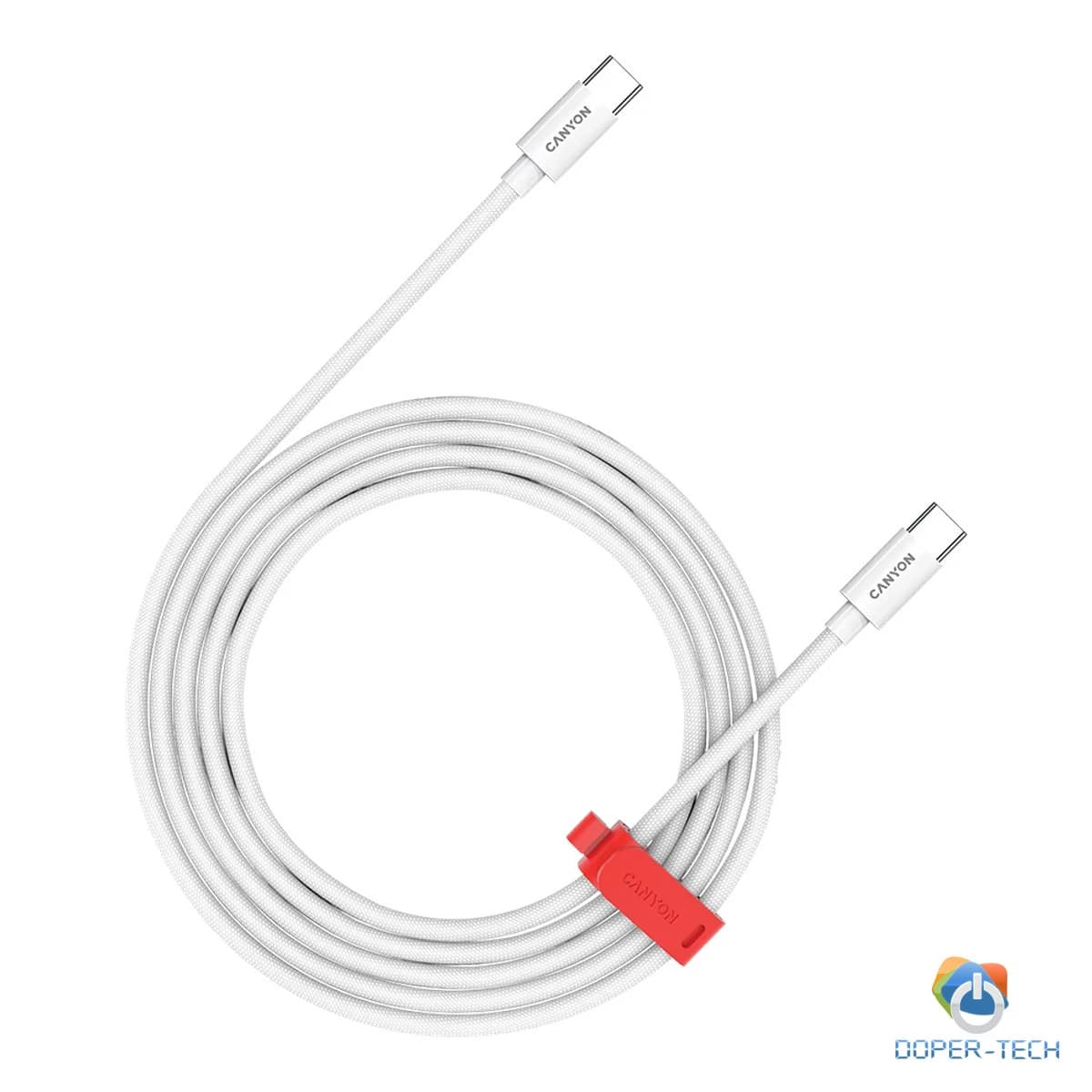 CANYON cable CC100AB C-C 100W Braided 1.2m White
