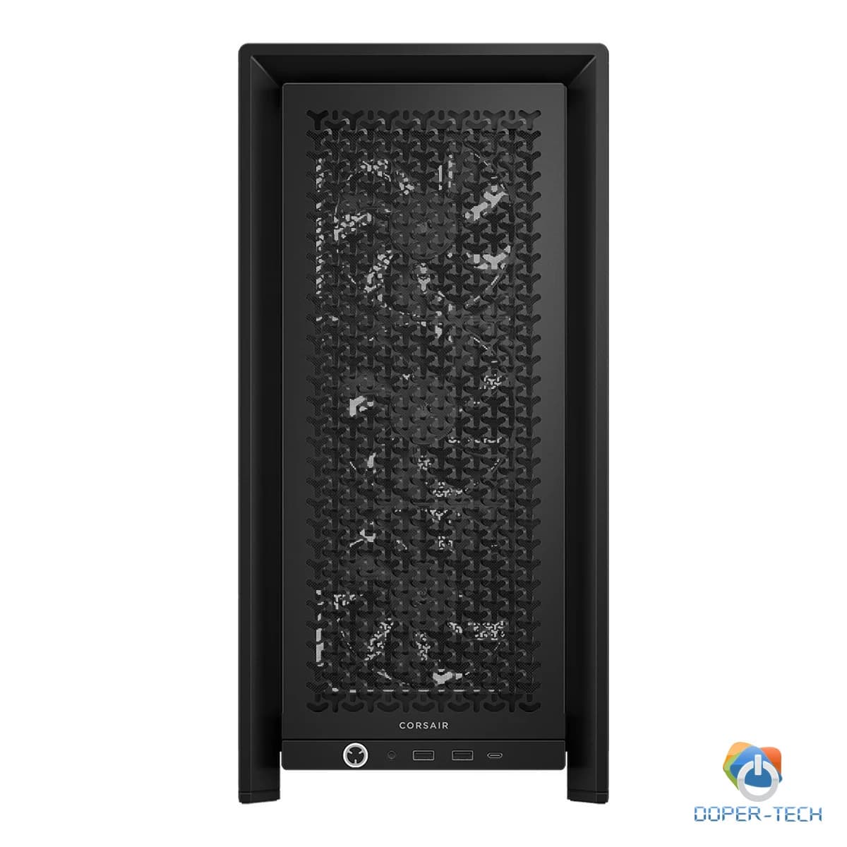 CORSAIR FRAME 4000D RS Case3xRS120 fans, 360mm radiator170mm cooler, 430mm GPU, ATX, Black