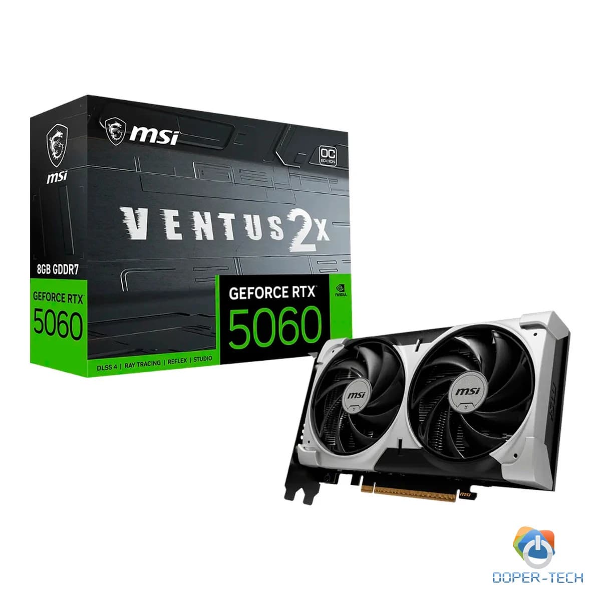 Grafička kartica MSI GeForce RTX 5060 Ventus 2X OC 8GB GDDR7