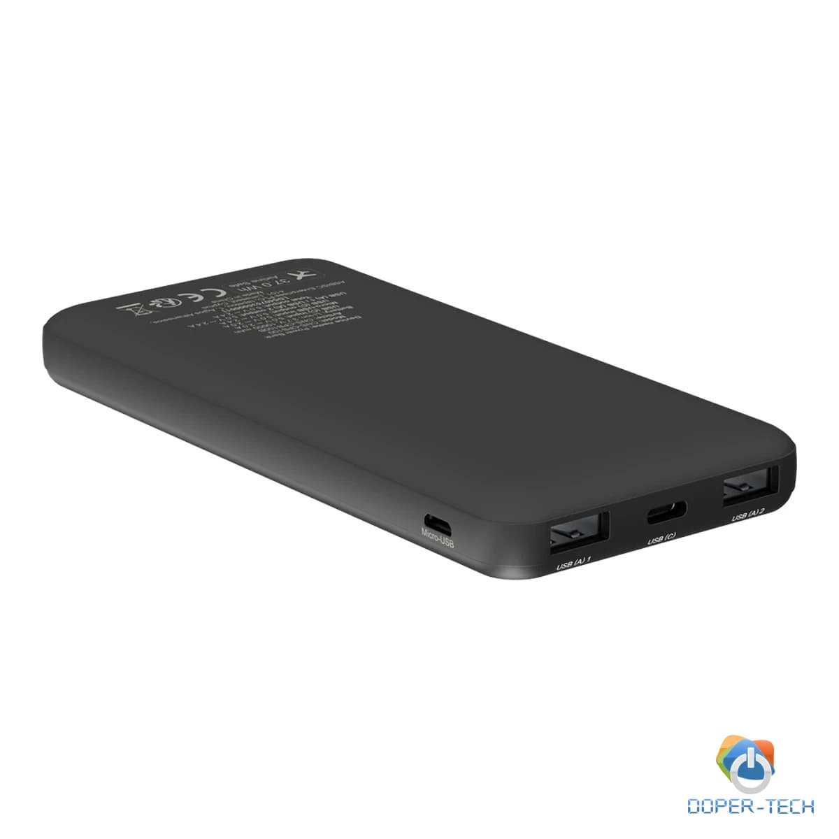 Powerbank Canyon OnPower 100 10000mAh 2x USB-A crni