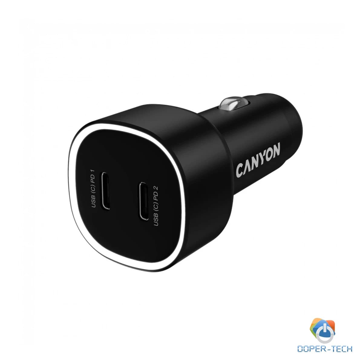 CANYON car charger OnDrive 60 PD 60W 2xUSB-C Black