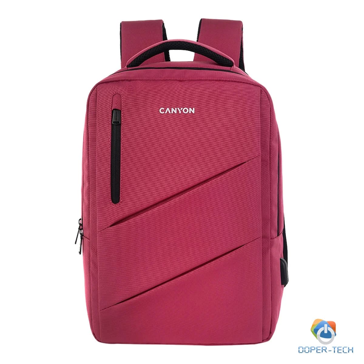 CANYON backpack BPE-5 Urban USB 15.6'' Red