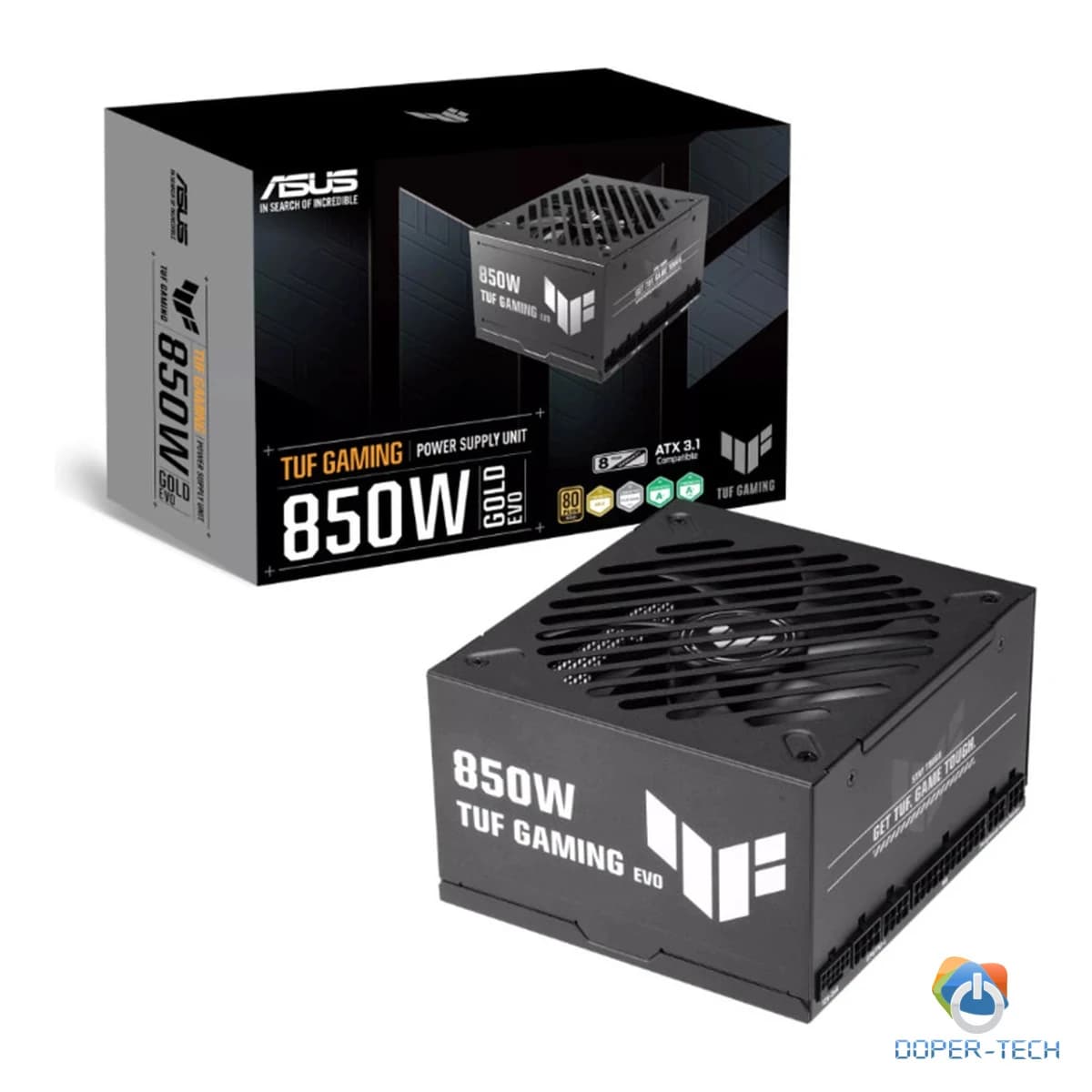 ASUS PSU 850G TUF Gaming EVO Gold, 850W, ATX3.1, 80plus Gold