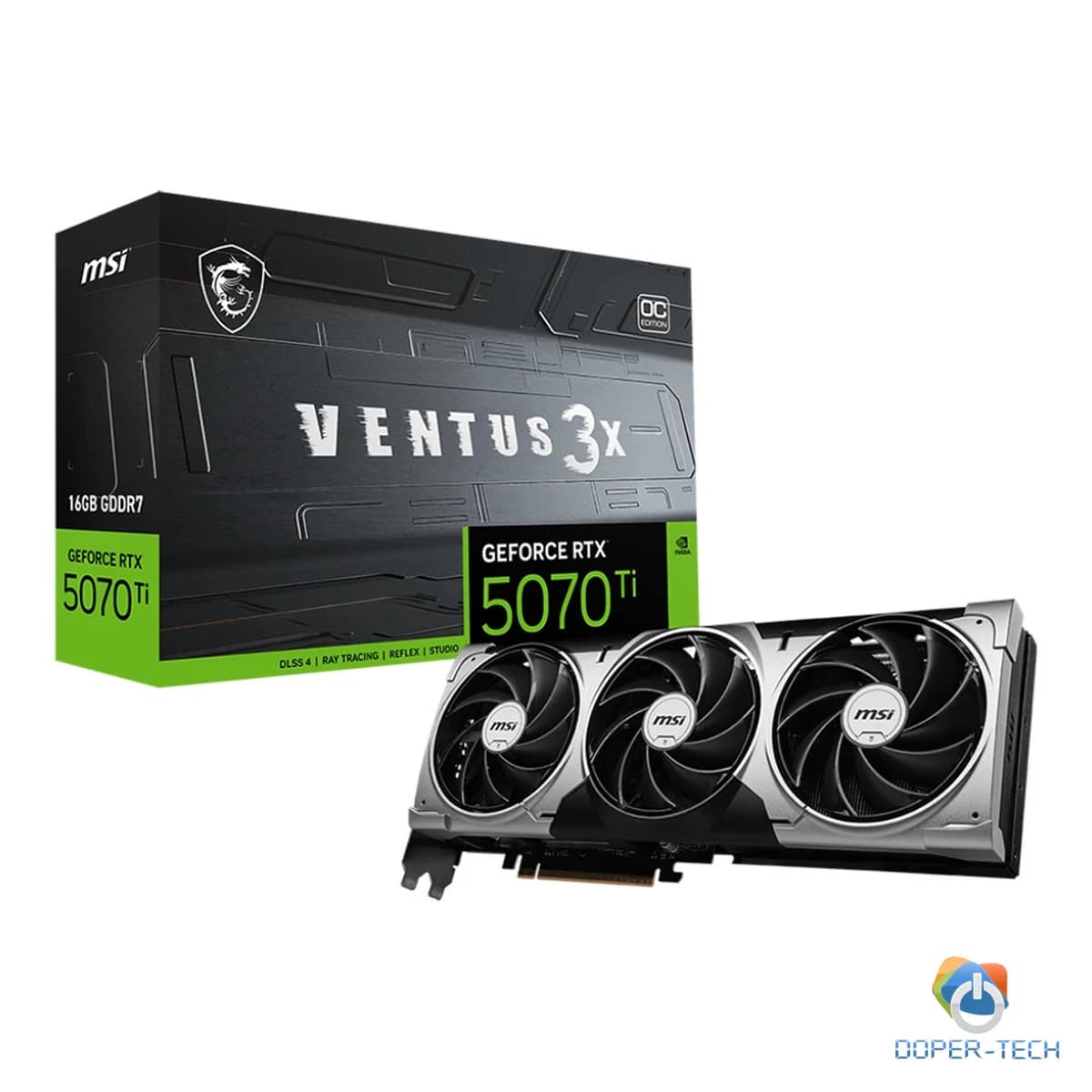 Grafička kartica MSI GeForce RTX 5070 Ti Ventus 3X OC 16GB GDDR7