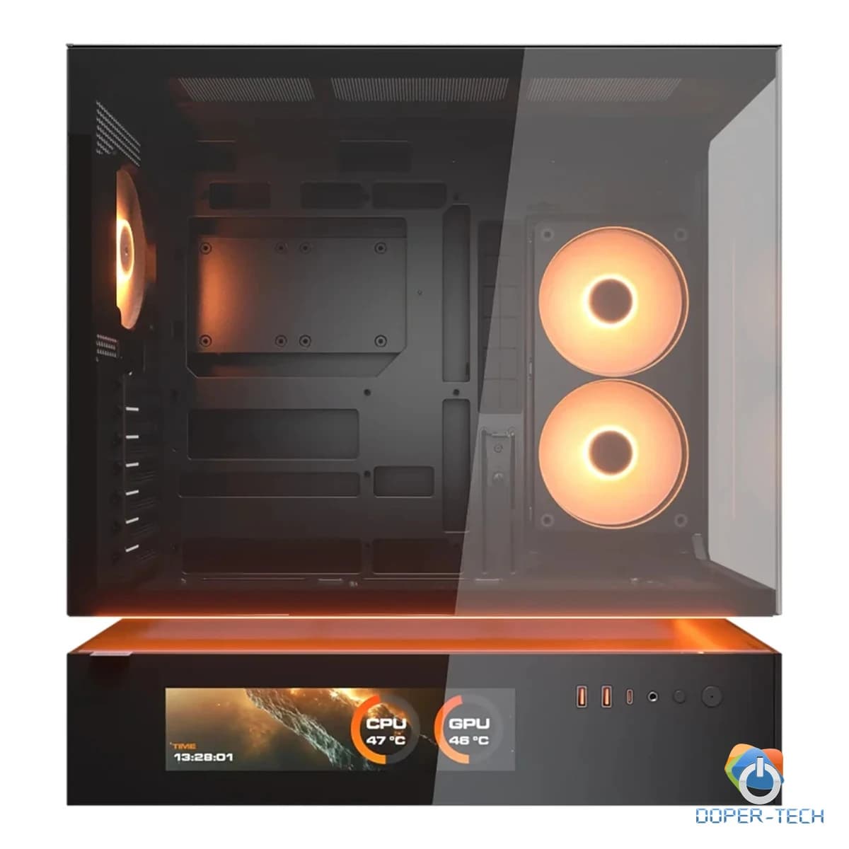 Kućište COUGAR CFV235 Vision Midi Tower s LCD zaslonom ARGB crno – slika 3