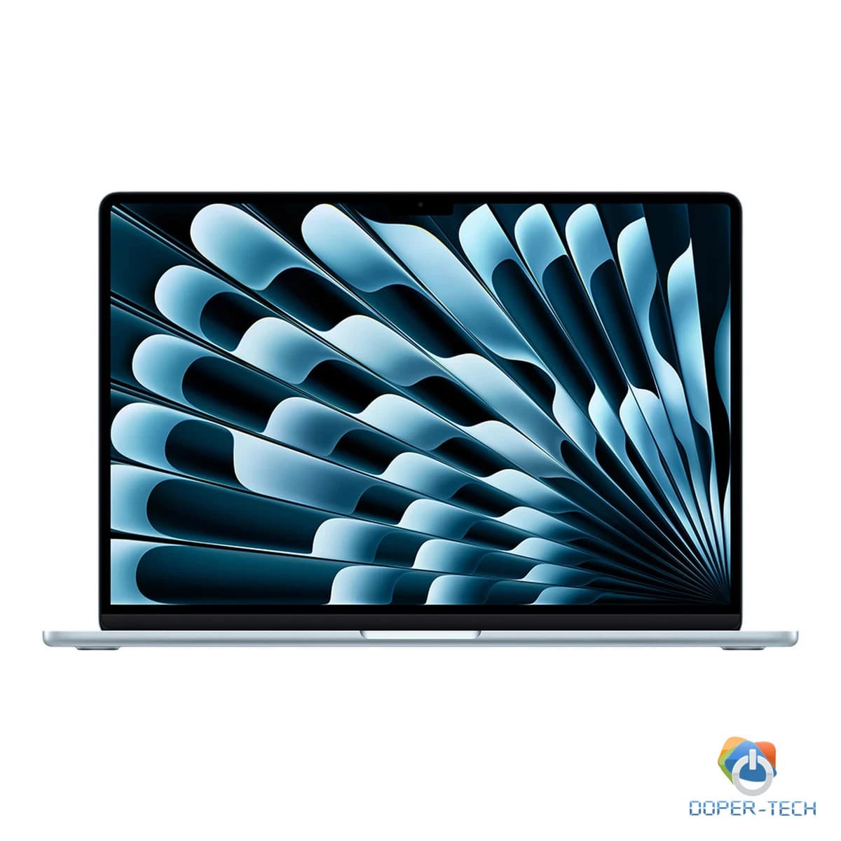 MacBook Air 15-inch,Sky Blue,Model A3448,M5 CHIP WITH 10C CPU, 10C GPU,16GB unified memory,35W Dual USB-C Power Adapter, 512GB SSD storage,Two Thunderbolt 4 Ports,Touch ID,Liquid Retina display,Force Touch Trackpad, KEYBOARD-INT