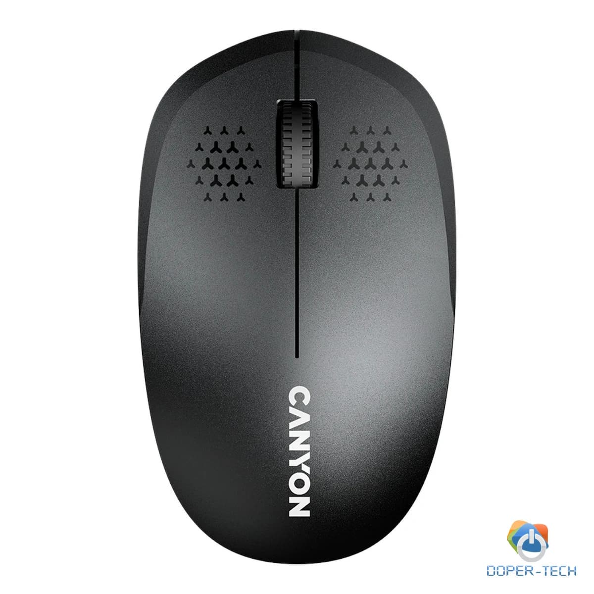 Bežični miš Canyon MW-04 Bluetooth crni pogled odozgo