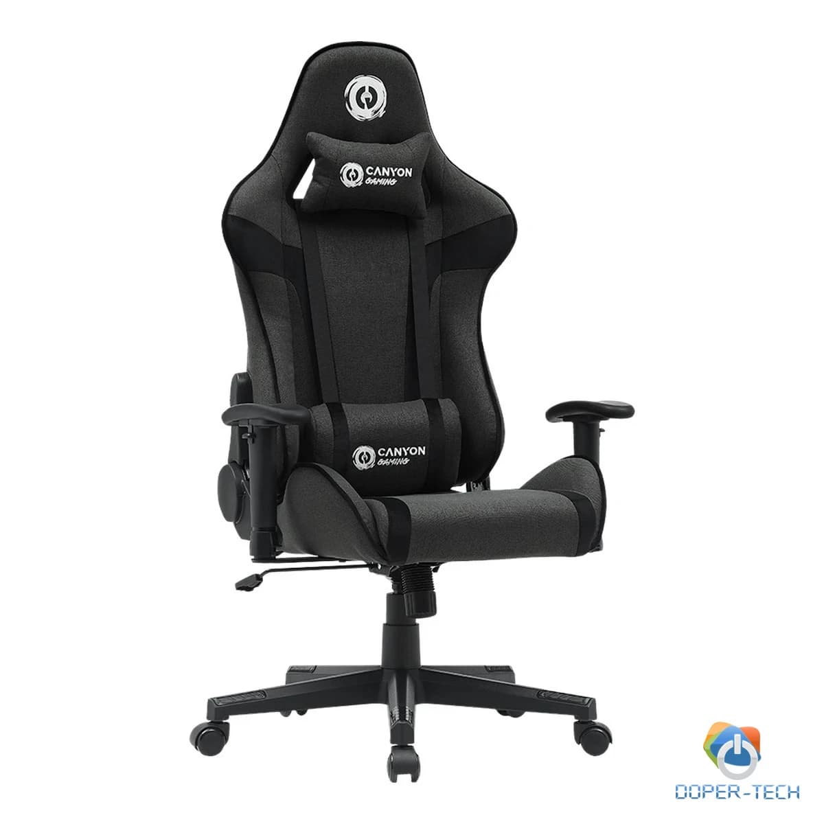 Gaming stolica Canyon Crest FCH01 tkanina siva