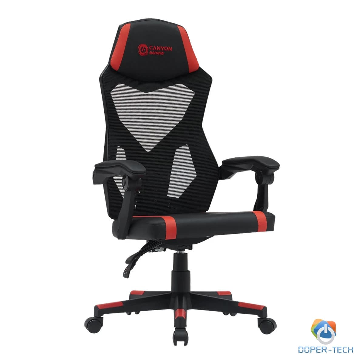 Gaming stolica Canyon Flow MCH01 crno-crvena mesh naslon