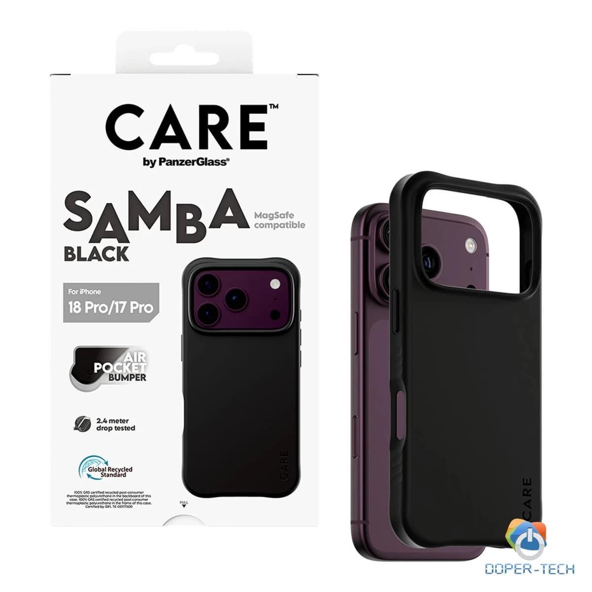 Maskica za mobitel Samba Case iPhone 18 Pro MagSafe Black