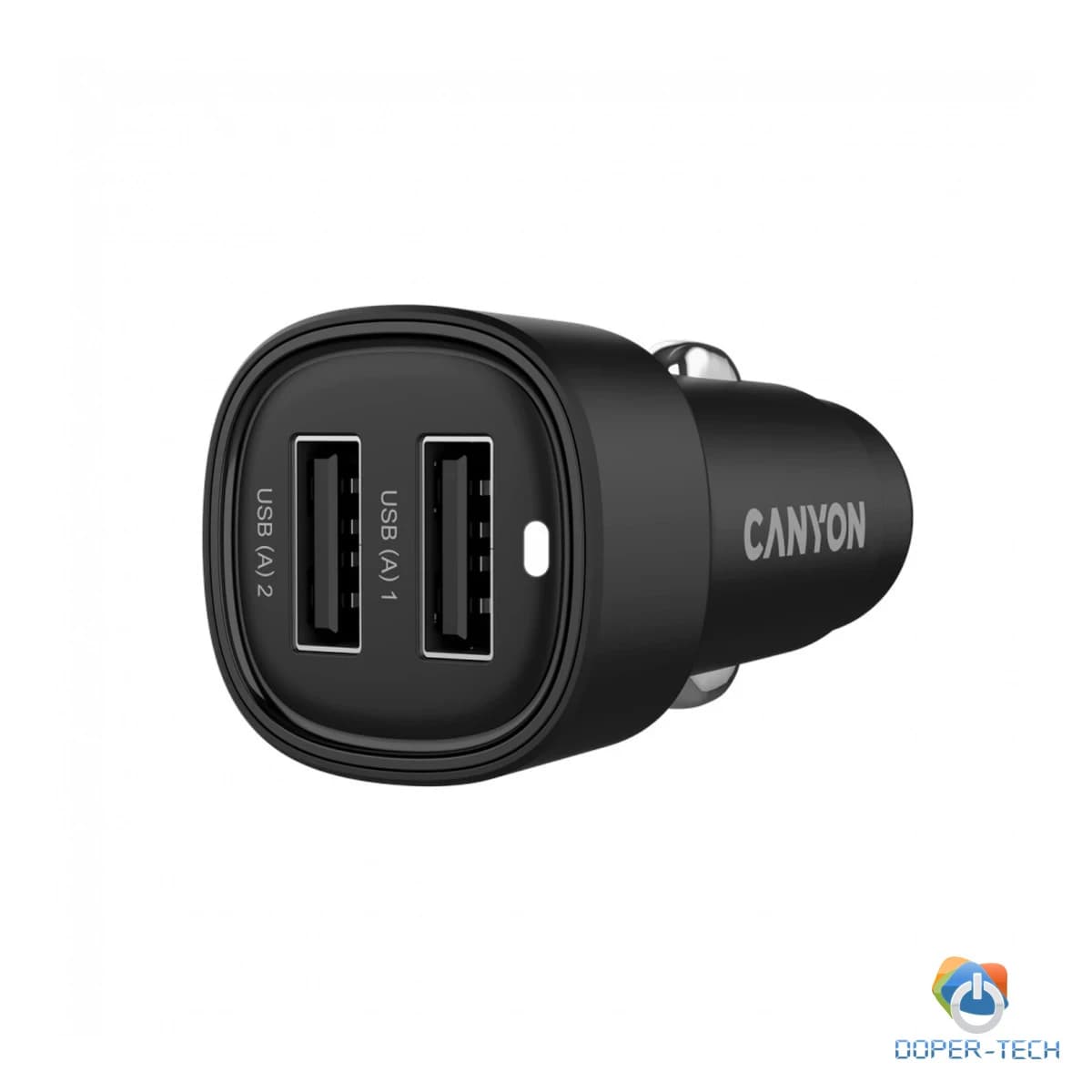 Auto punjač Canyon OnDrive 24 24W 2x USB-A crni 2