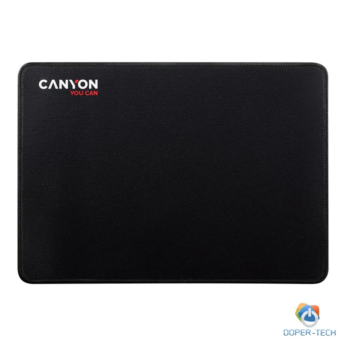 Podloga za miš Canyon MP-4 350 × 250 × 3 mm crna – pogled odozgo
