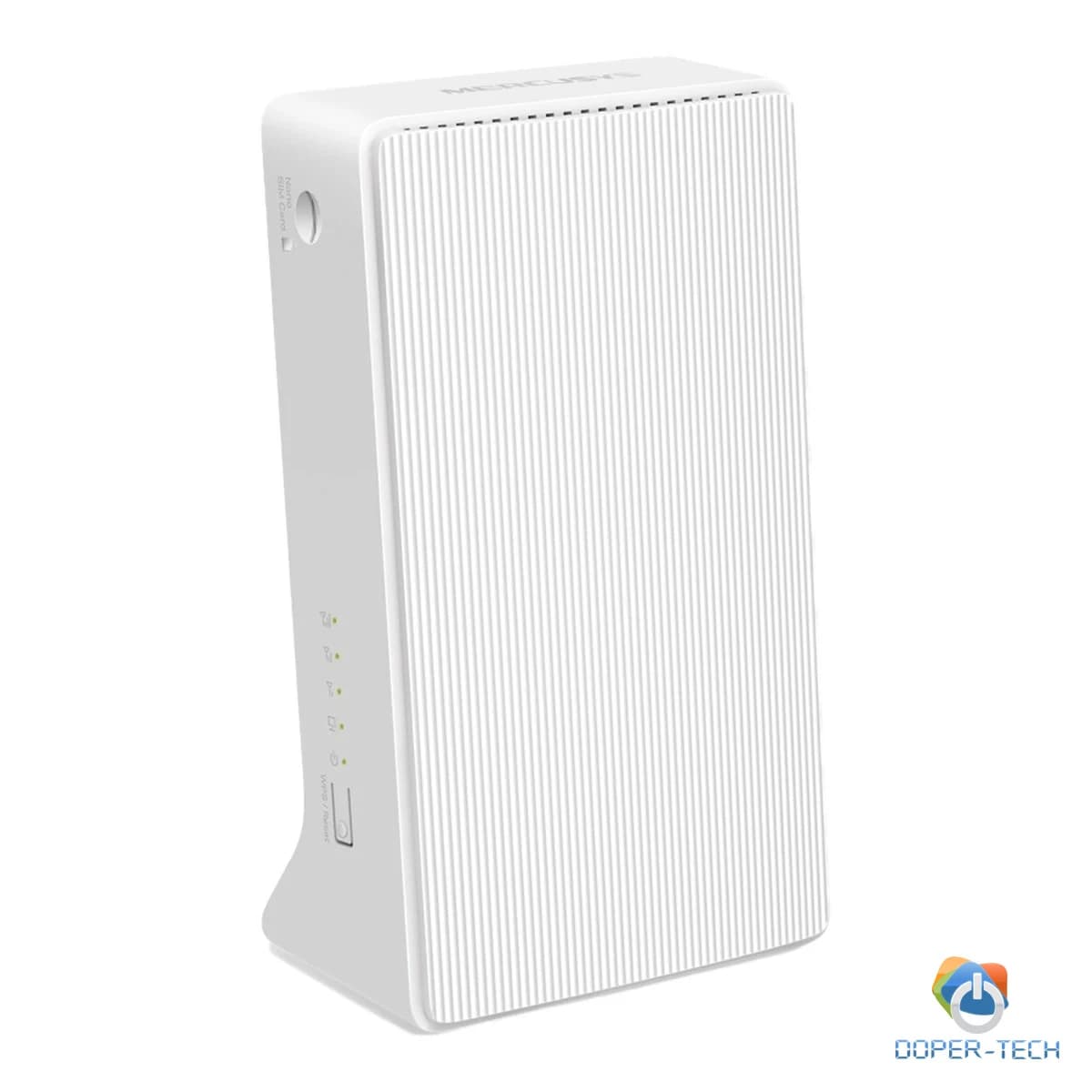 Mercusys MB130-4G AC1200 Wi-Fi 4G LTE Router, Build-In 150Mbps 4G LTE Modem, 300 Mbps at 2.4 GHz, 867 Mbps at 5 GHz, 4G Cat4 150/50 Mbps, Internal Antennas, Extra 3G/4G Antenna Ports, 1× 10/100 Mbps LAN Port, 1× 10/100 Mbps WAN/LAN Port