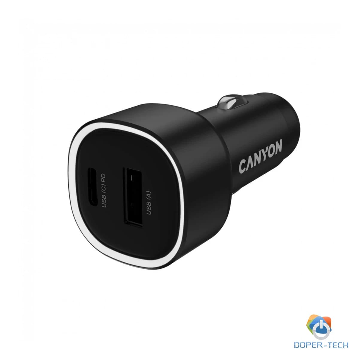 CANYON car charger OnDrive 85 PD 85W USB-A+USB-C Black