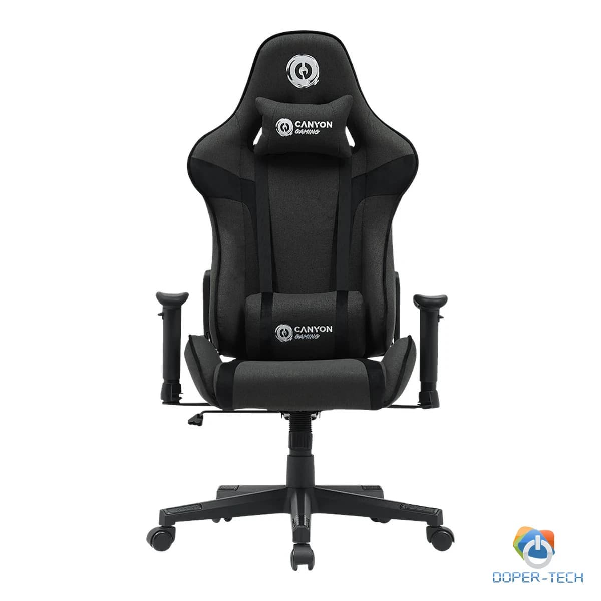 Gaming stolica Canyon Crest FCH01 tkanina siva