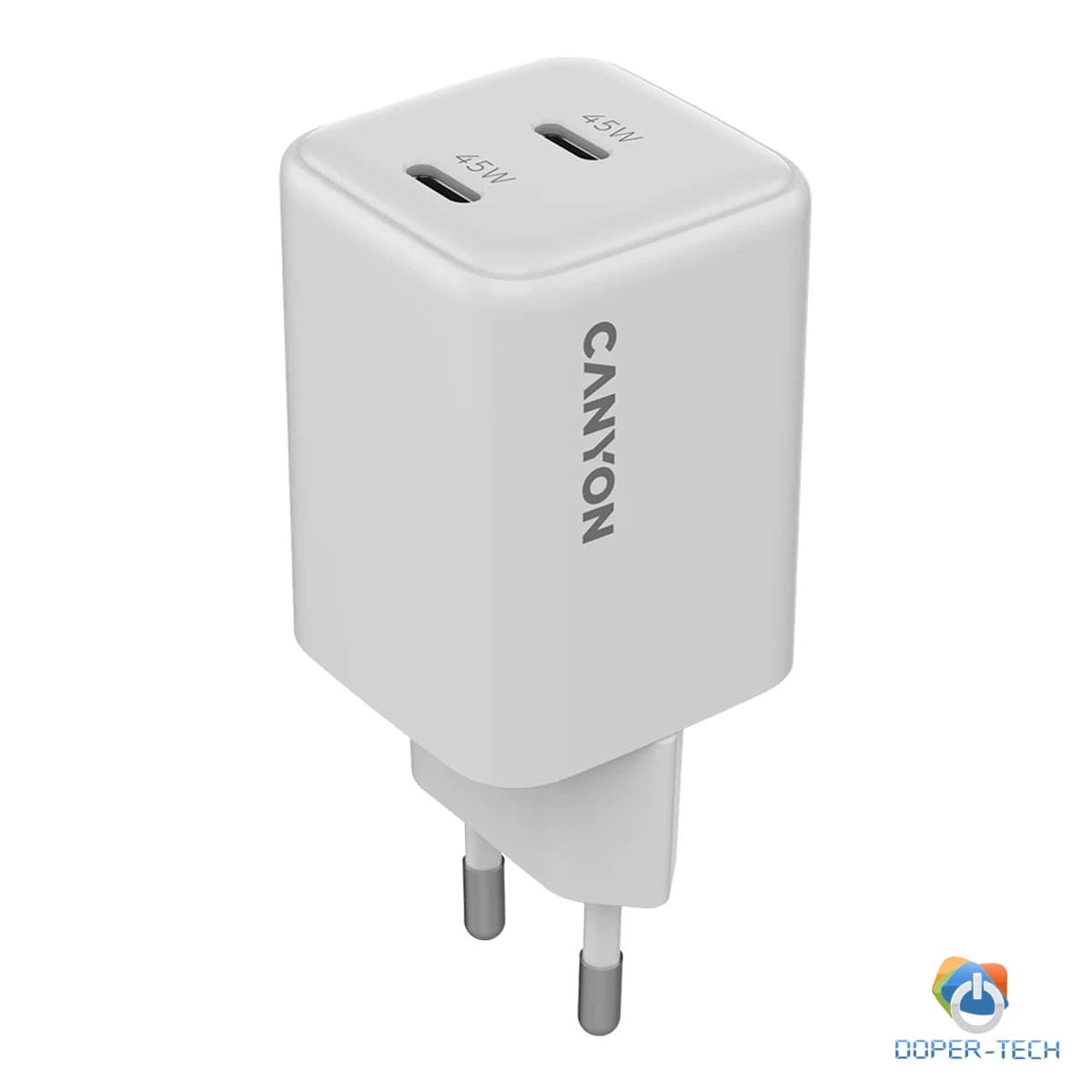 CANYON charger CU45CC GaN 45W 2xPD EU White