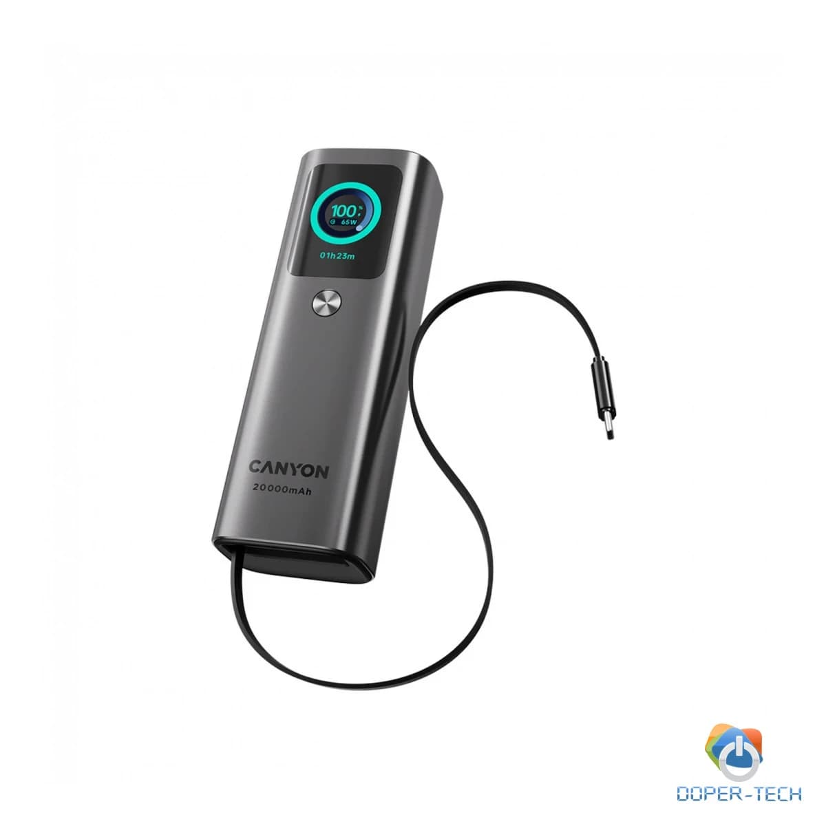 Powerbank Canyon OnPower 265 20000 mAh 165 W s ugrađenim kabelom