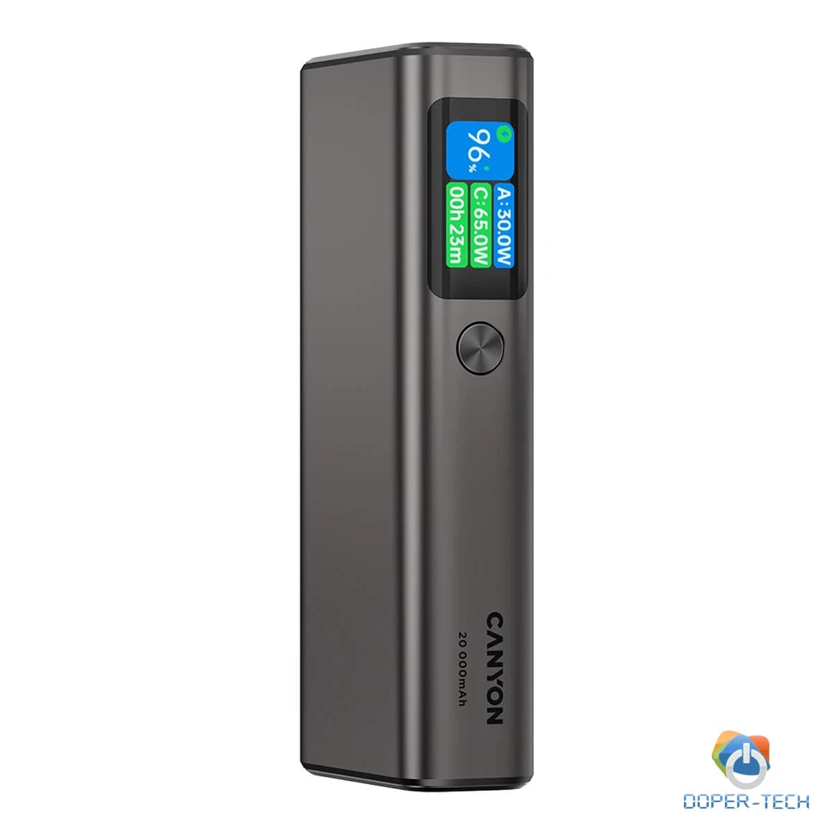 CANYON power bank OnPower 230 TFT 20000 mAh PD130W Dark Grey