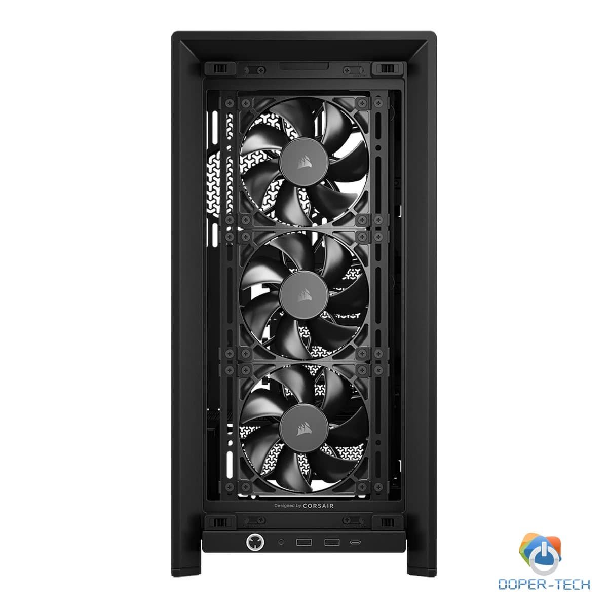 CORSAIR FRAME 4000D RS Case3xRS120 fans, 360mm radiator170mm cooler, 430mm GPU, ATX, Black
