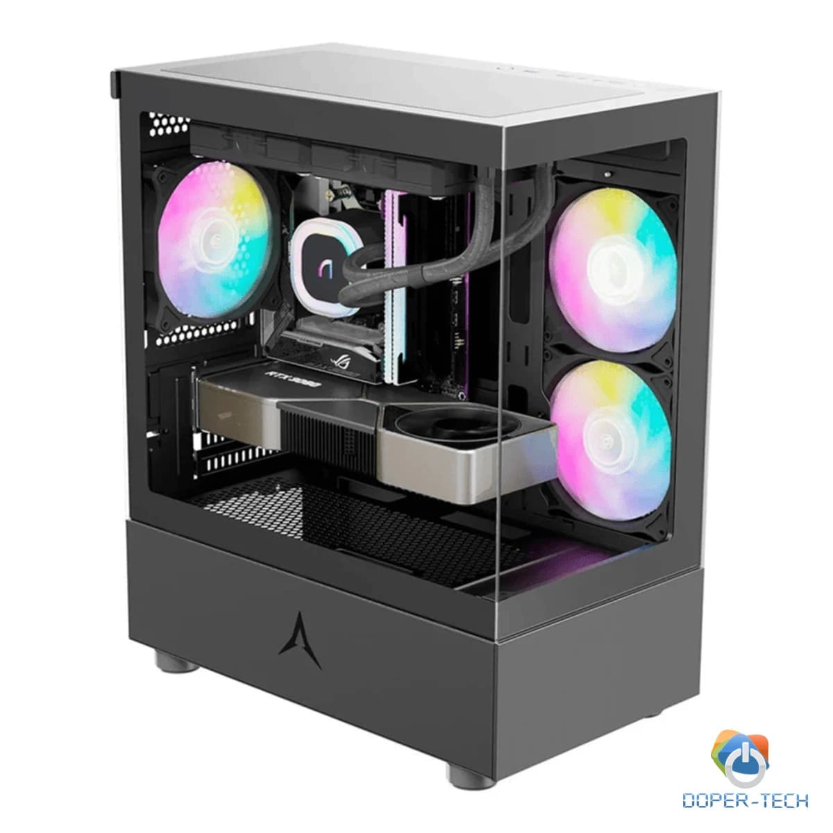 Kućište Spire Cubic 3xRGB Tempered Glass mATX