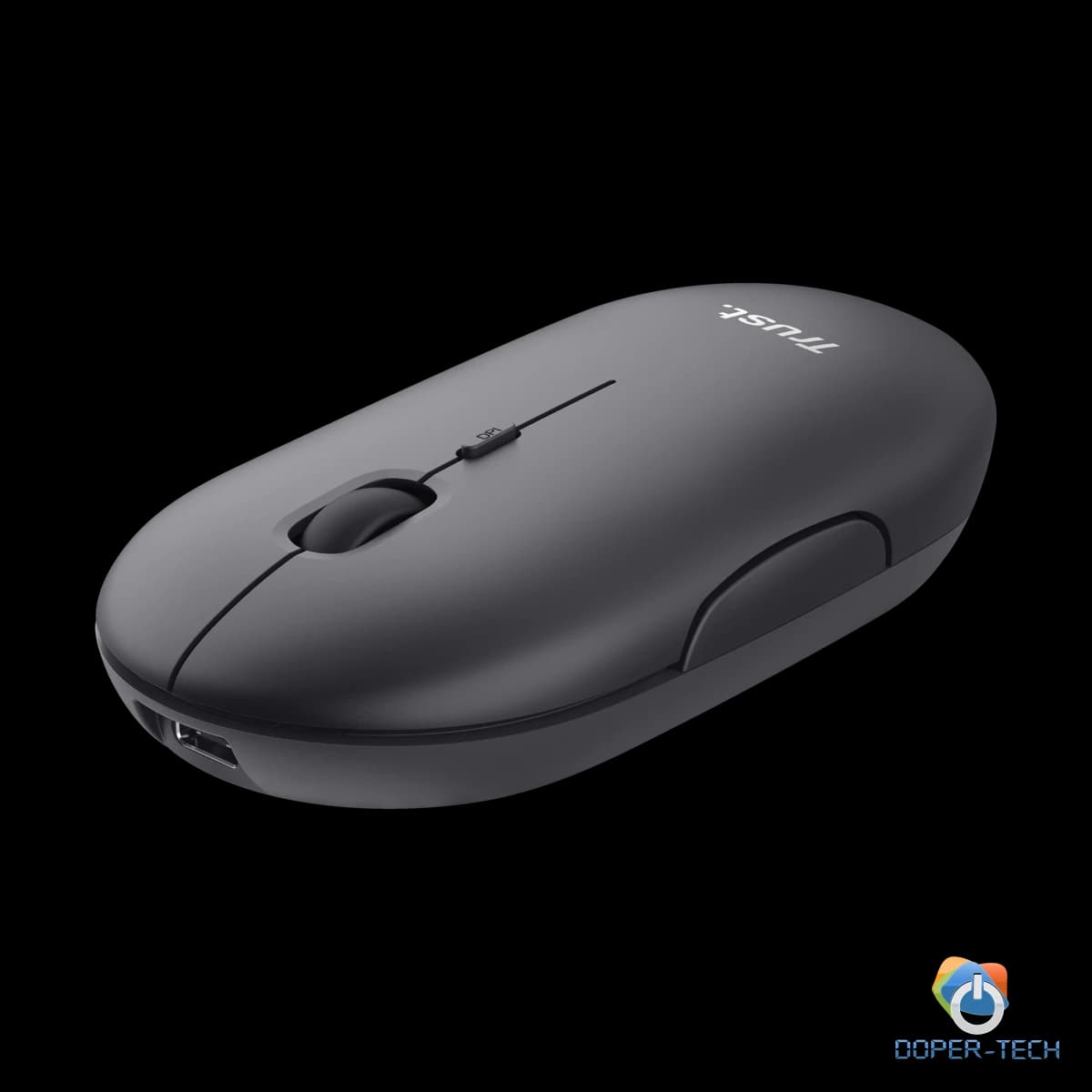 Miš Trust Puck 24059 punjivi bežični Bluetooth ultra-tanki crni
