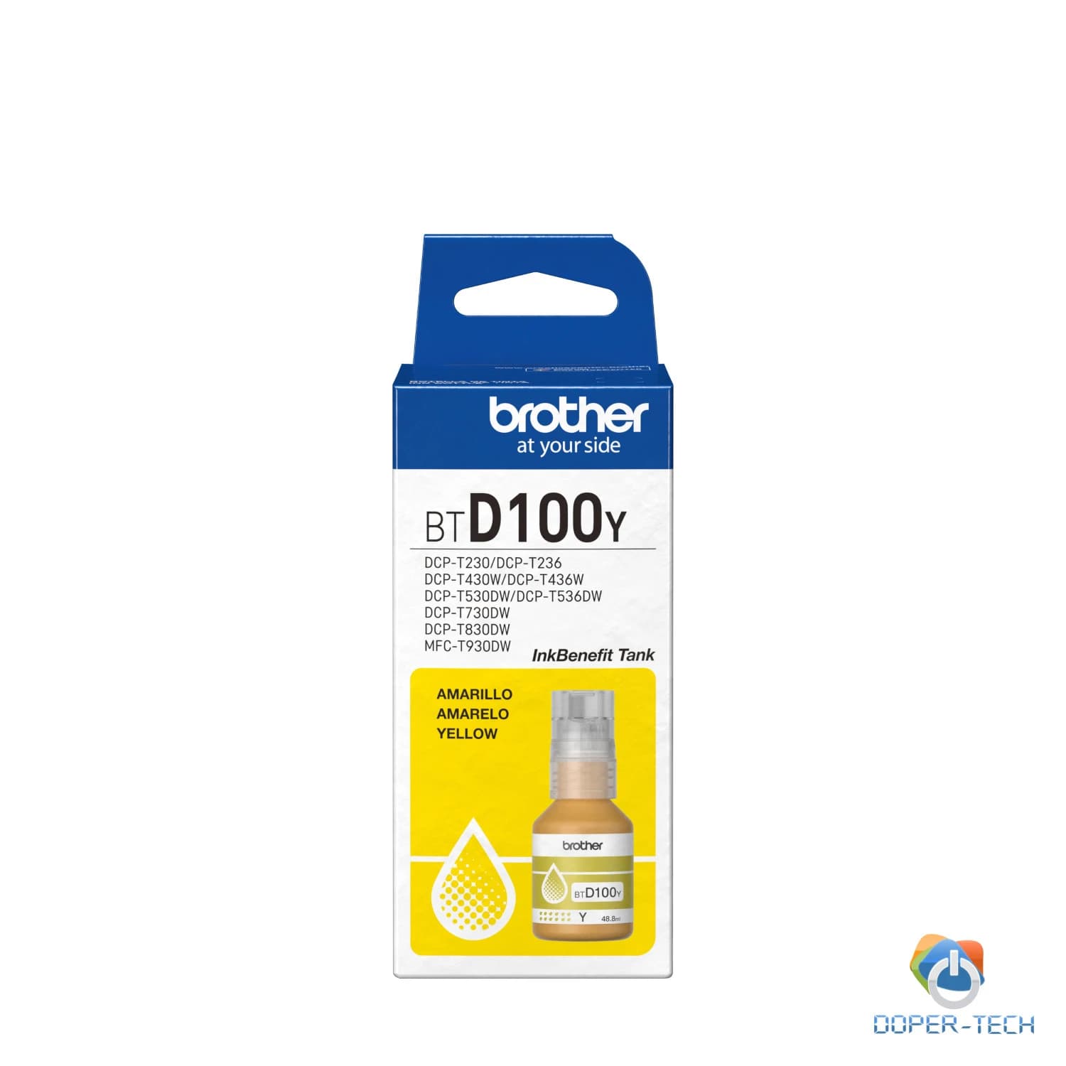 Tinta Brother BTD100Y originalna žuta za ink tank