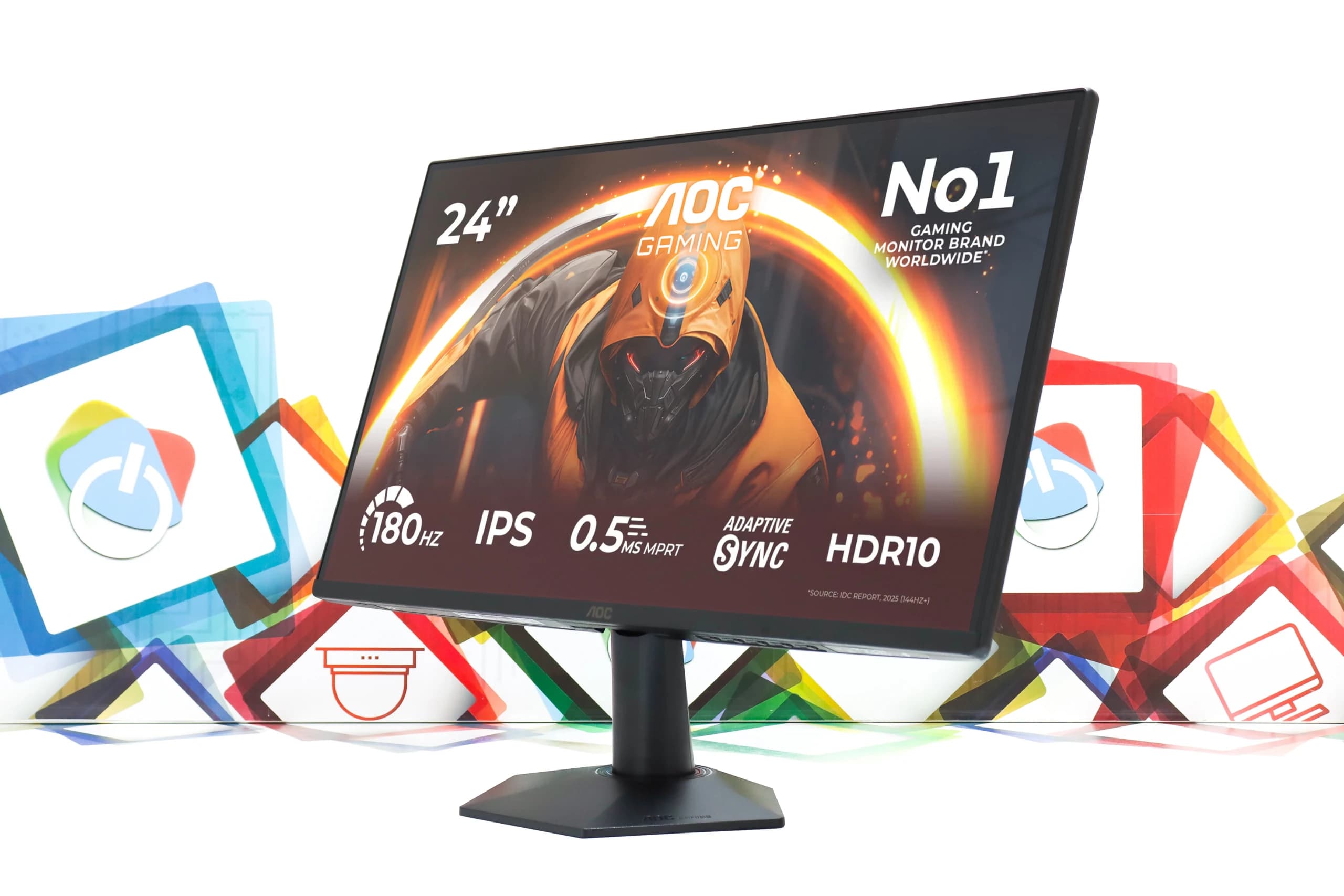 Gaming monitor AOC 24G50F 23,8″ IPS FHD 180Hz 0,5ms