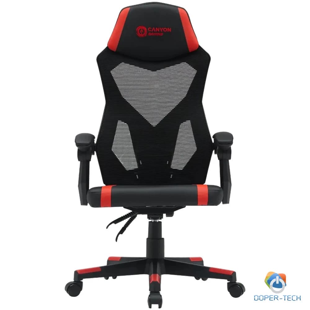 Gaming stolica Canyon Flow MCH01 crno-crvena mesh naslon
