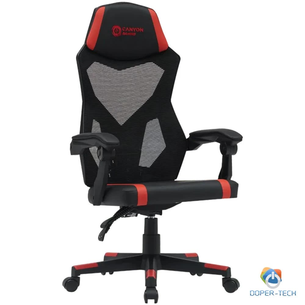 Gaming stolica Canyon Flow MCH01 crno-crvena mesh naslon 2