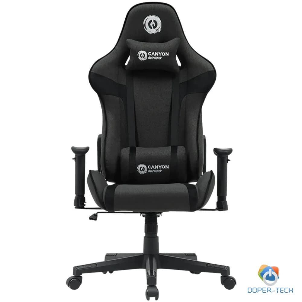 Gaming stolica Canyon Crest FCH01 tkanina siva