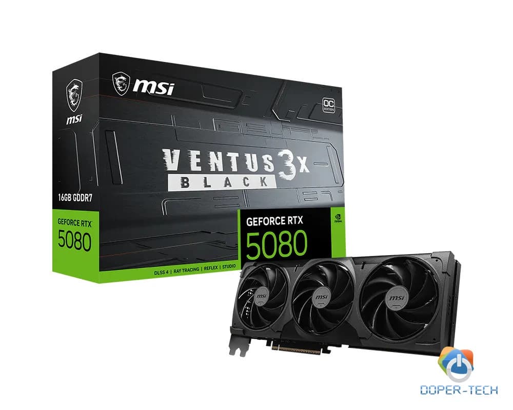 Grafička kartica MSI GeForce RTX 5080 Ventus 3X OC 16GB GDDR7