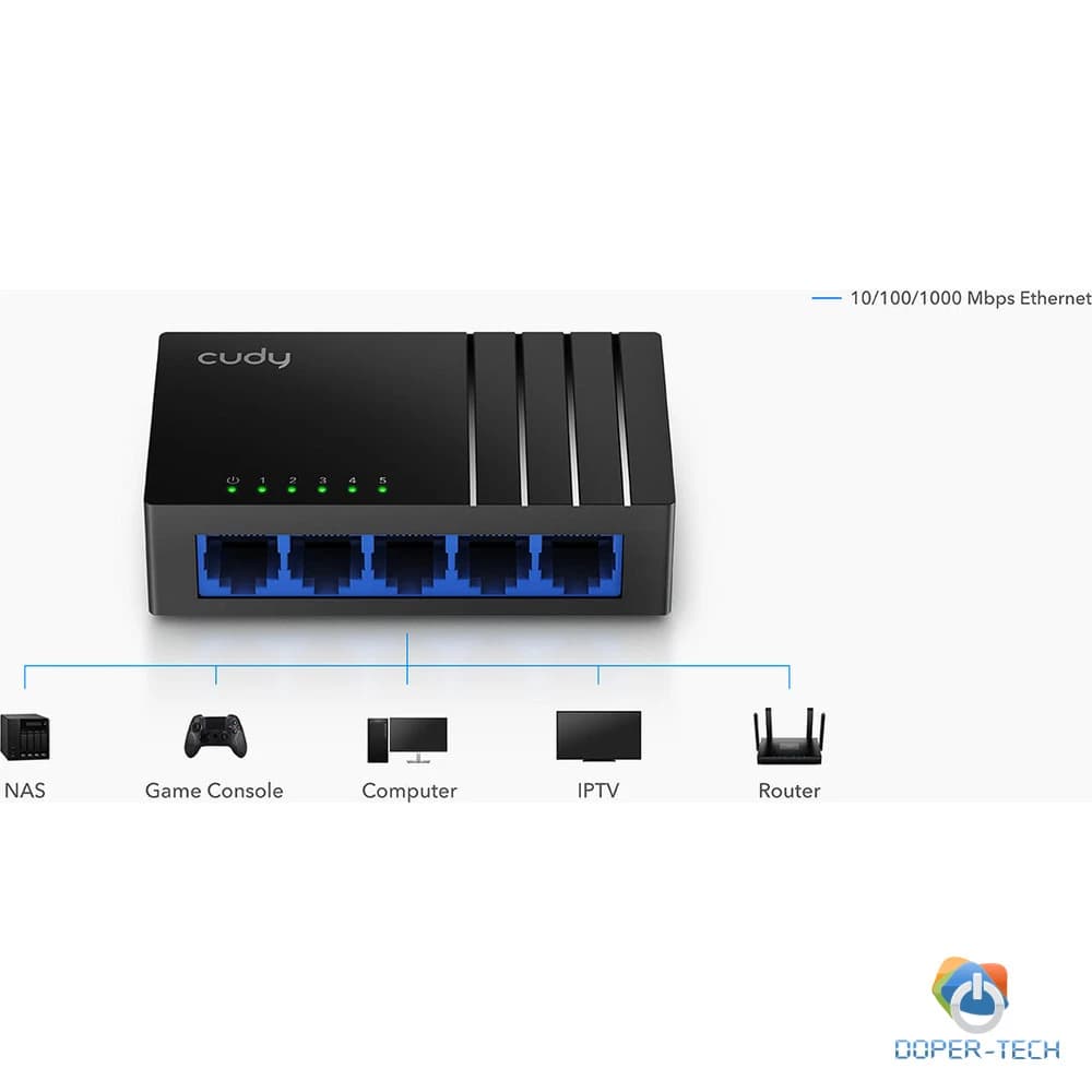 Desktop Switch Cudy GS105D 5-Port Gigabit
