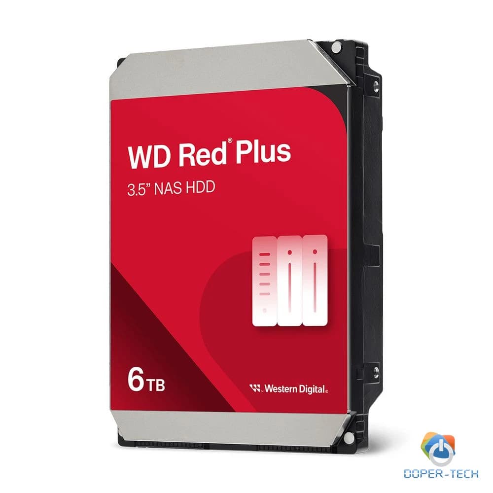 HDD WD Red Plus 6TB 3,5" SATA III 256MB NAS